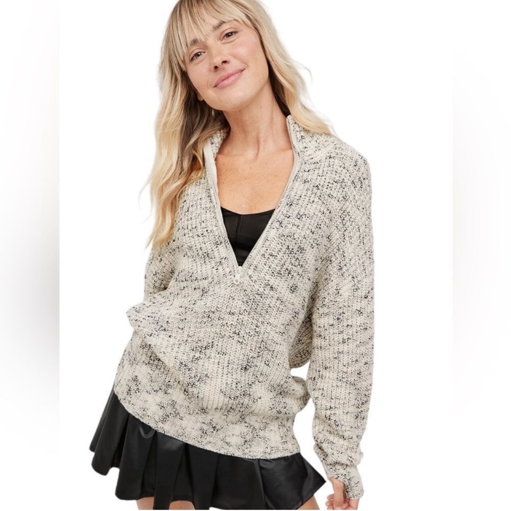 Aerie Offline Quarter Zip Chillside Sweater XXL